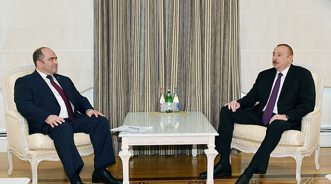 Президент Азербайджана встретился с вице-премьером Беларуси Ляшенко