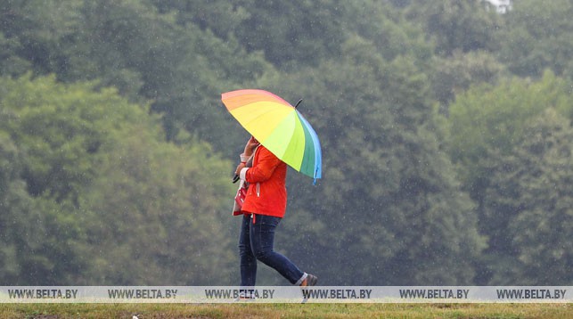 Дожди и до +25°С ожидается 16 июля в Беларуси