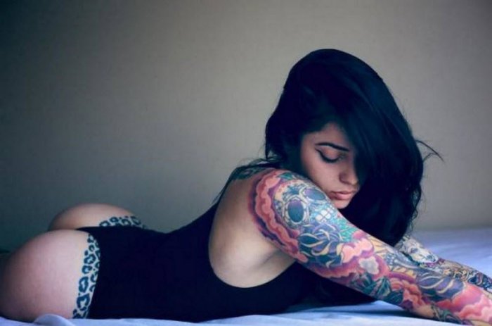 Девушки с татуировками