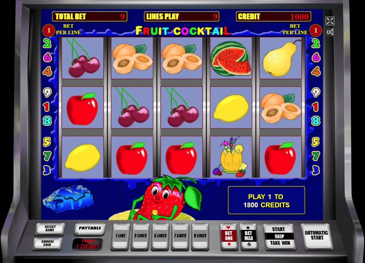 Играть игровой автомат фрукт коктейль хеллбой игровой автомат