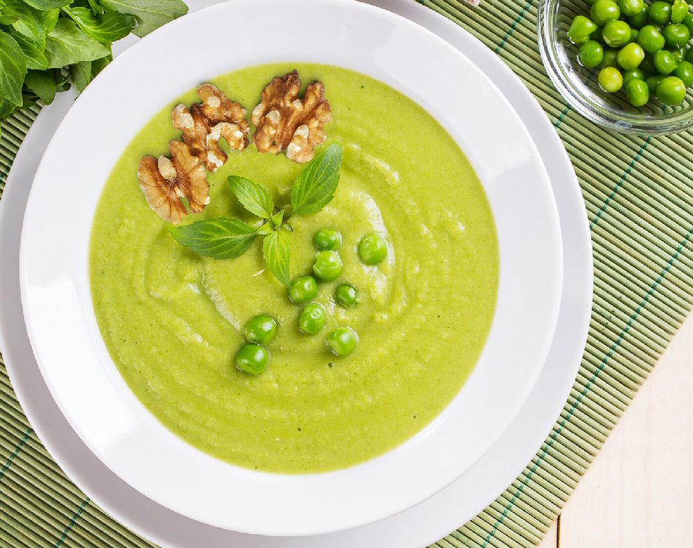 зеленый горошковый суп